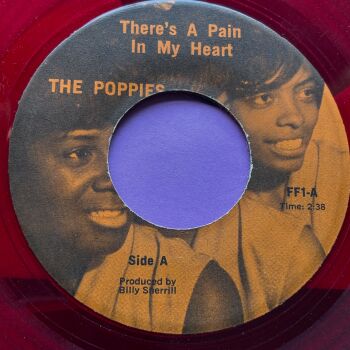 Poppies-There's a pain in my heart-Red vinyl R E