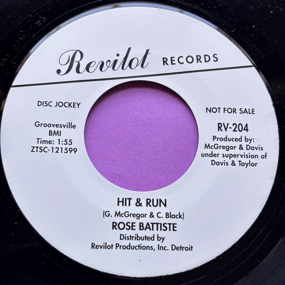 Rose Batiste-Hit & Run-Revilot WD R M-