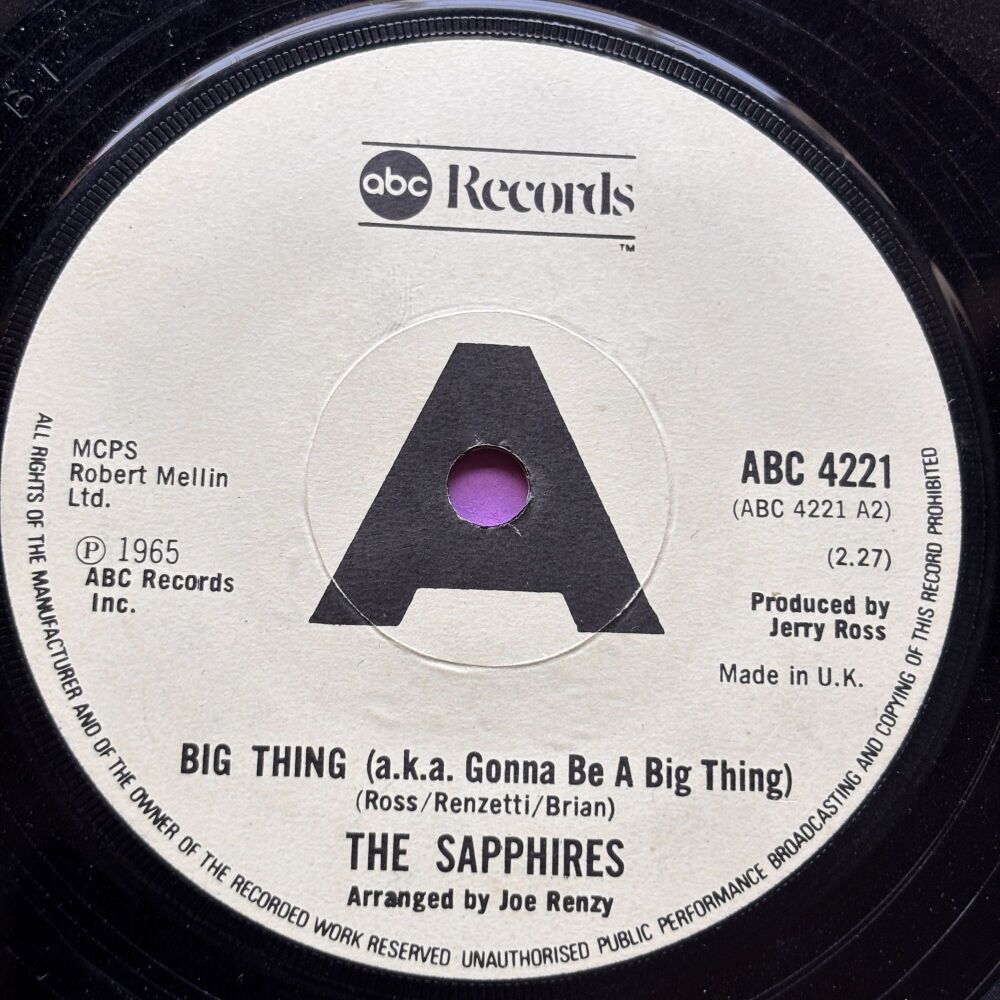 Sapphires-Big thing-UK ABC E