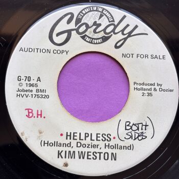 Kim Weston-Helpless-Gordy R wol E