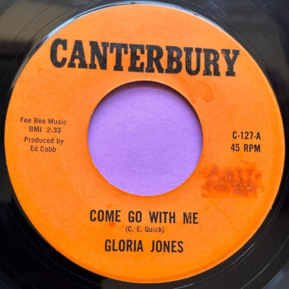 Gloria Jones-Come go with me-Canterbury R E+