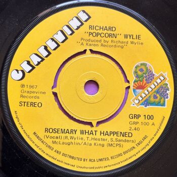 Richard Popcorn Wylie-Rosemary what happened-Grapevine E