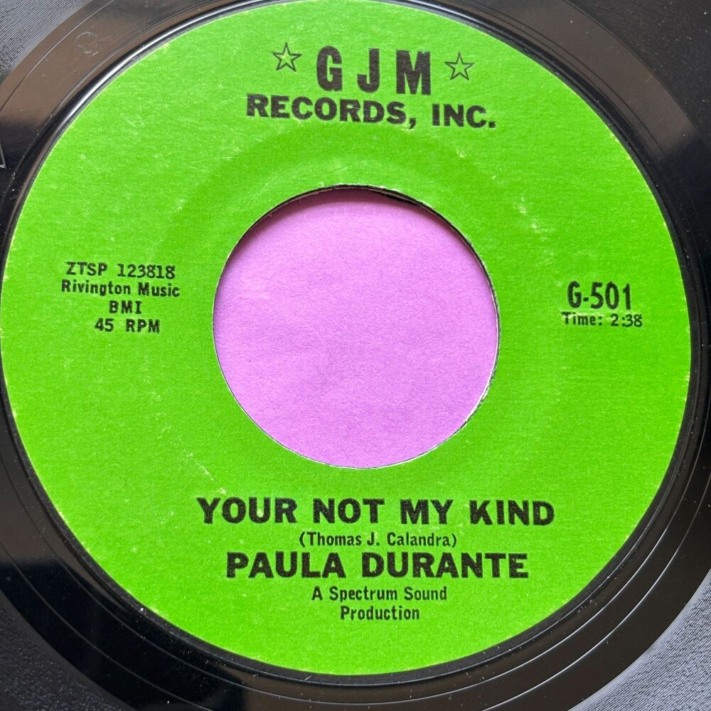 Paula Durante-Your not my kind-GJM R E+