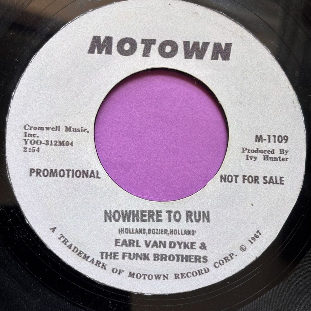 Earl Van Dyke-Nowhere to run-Motown Carver? E+