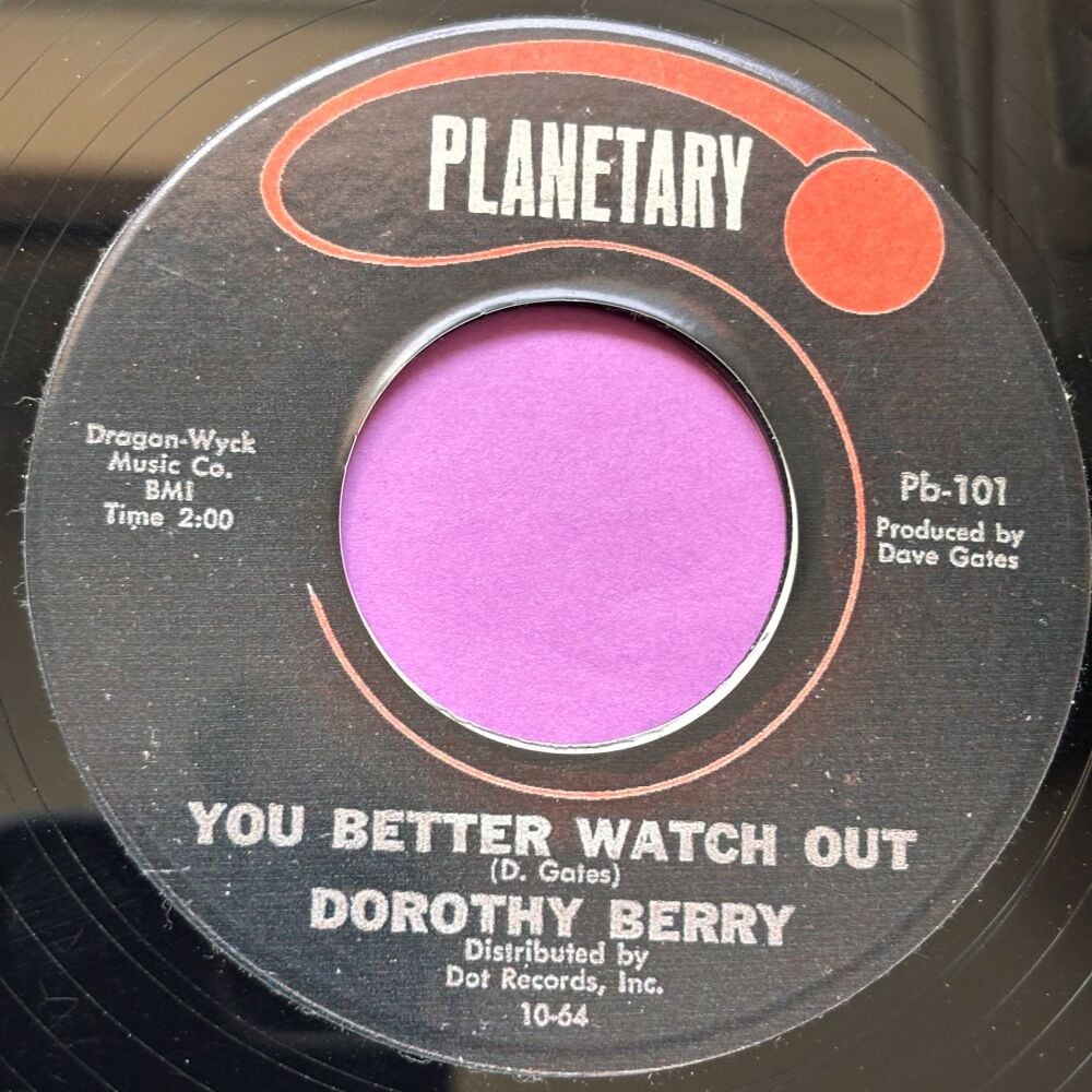 Dorothy Berry-You better watch out-Planetary R E+