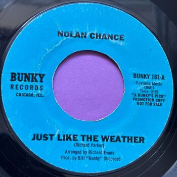 Nolan Chance-Just like the weather-Bunky vg+