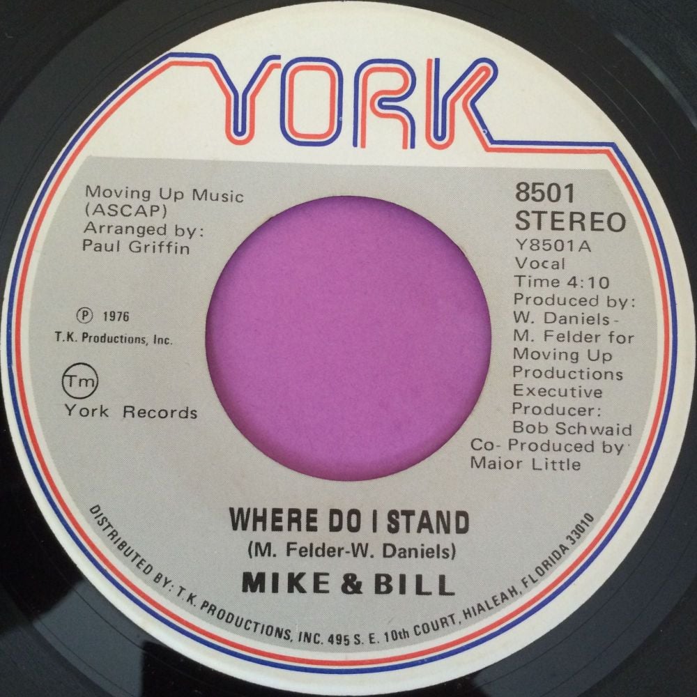 Mike and Bill-Where do I stand-York E+