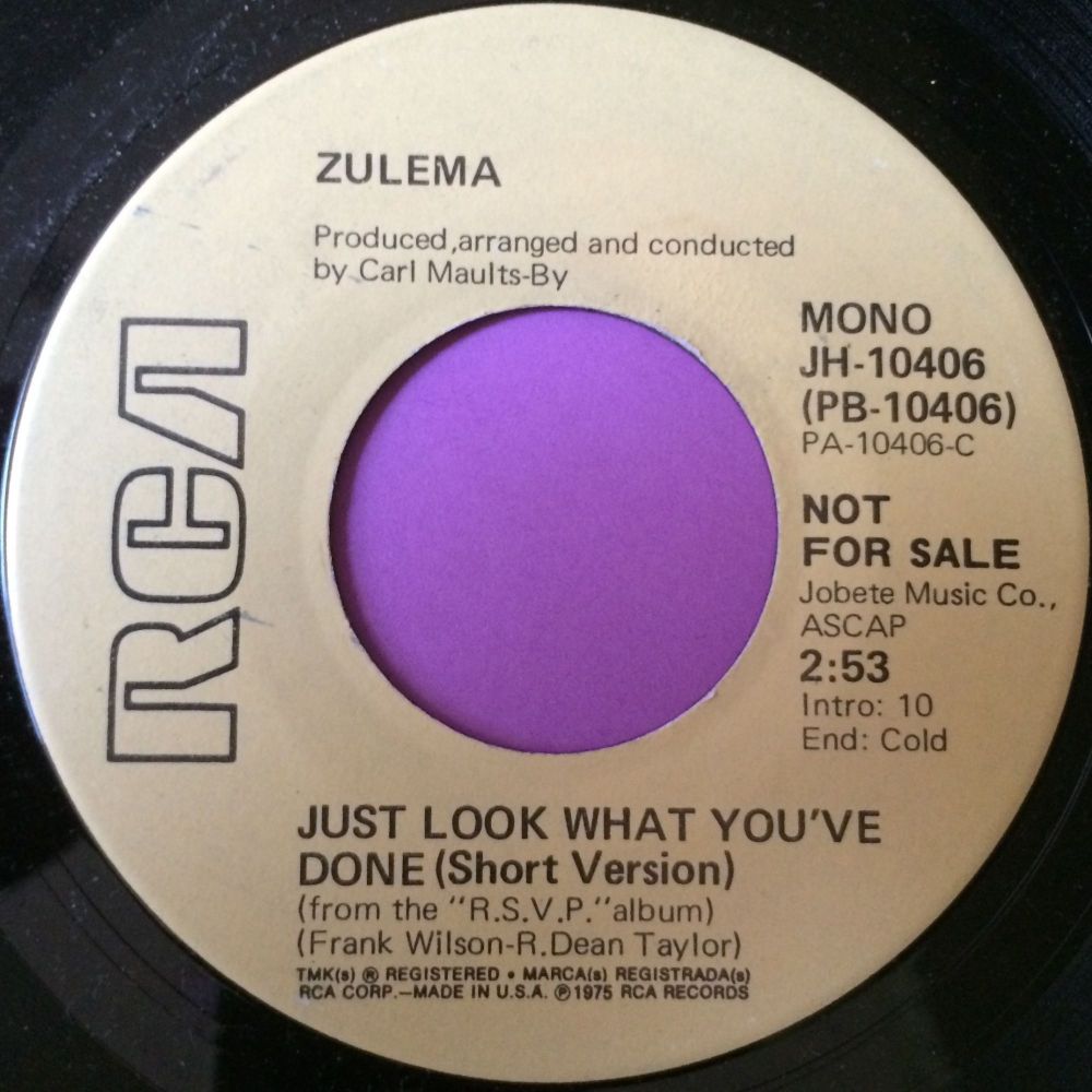 Zulema-Just look what you`ve done-RCA demo M-