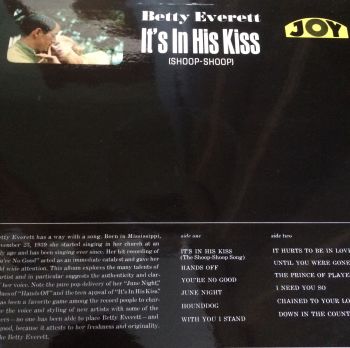 Betty Everett-It`s in hiskiss-Joy LP E+