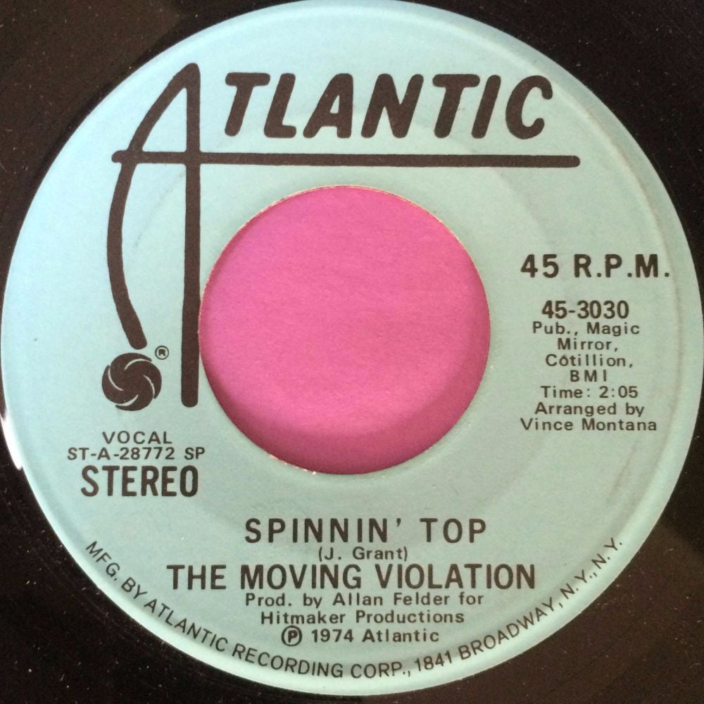 Moving Violation-Spinnin` top-Atlantic WD E+