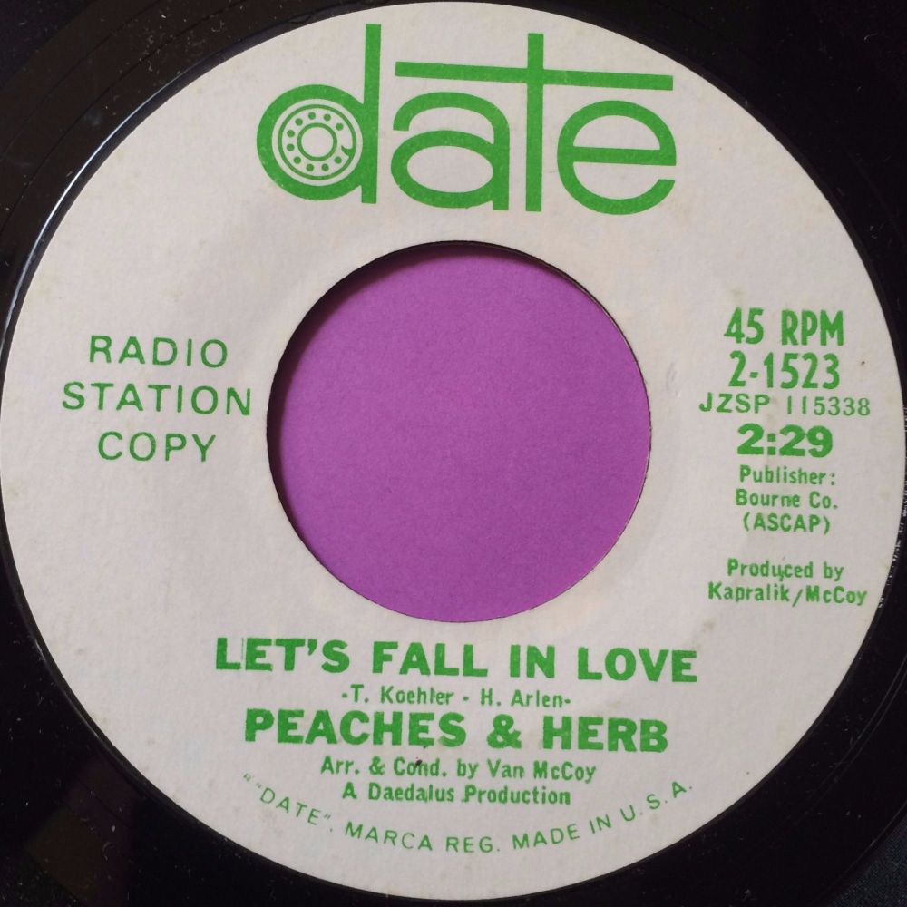 Peaches & Herb-Let`s fall in love-Date WD M-