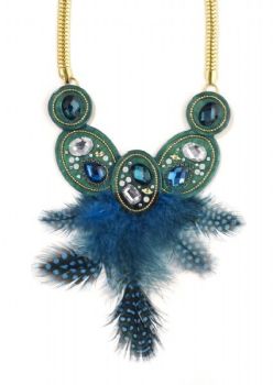 JEWELLED PEACOCK : NECKLACE