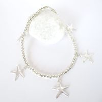 Silver Starfish Ankle Bracelet