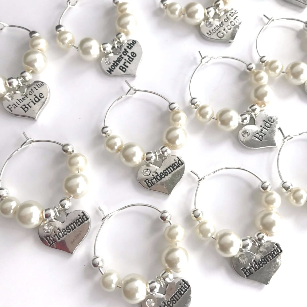 Michelles Hen Party Wine Glass Charms 5 1