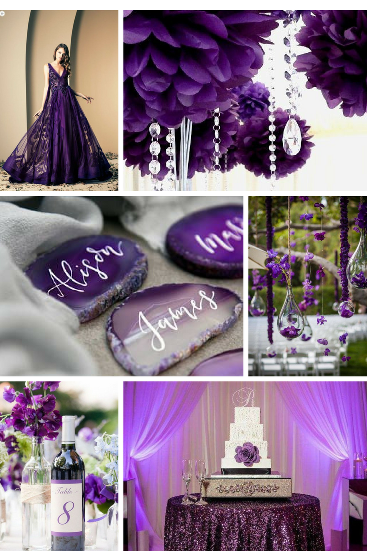 18 Stunning Ultra Violet Wedding Ideas for your Wedding| Michelle's ...
