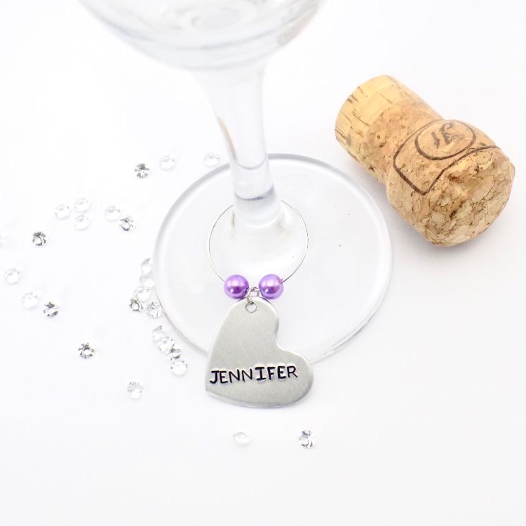Personalised Wine Charms
