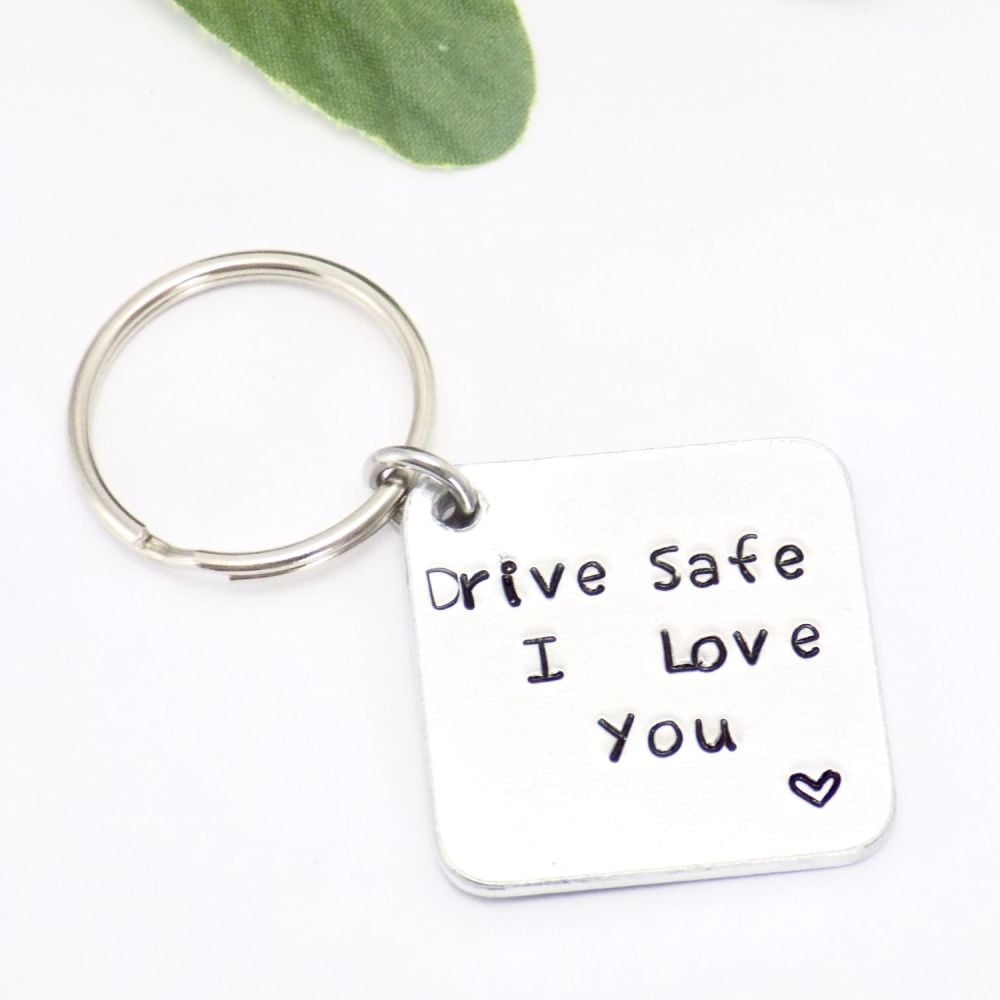 Drive Safe Keychain, I Need You Here, New Driver, Car Keychain, Custom Keyc