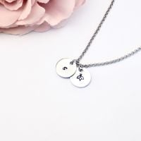 Personalised Bee Necklace with Initial