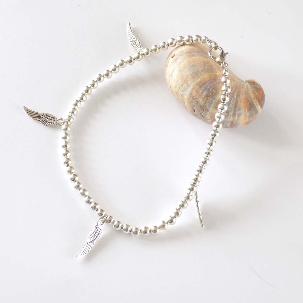 Angel Wing Ankle Bracelet