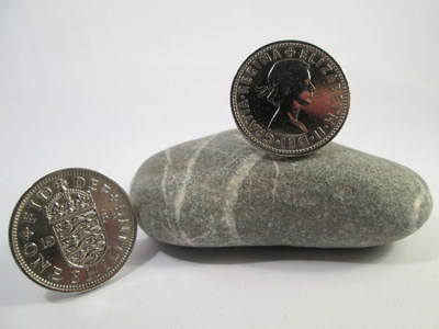 British Coin Cufflinks - 1964
