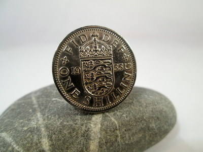 British Coin Cufflinks - 1955