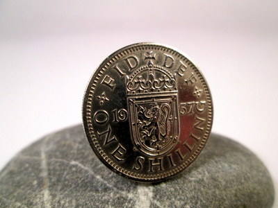 British Coin Cufflinks 1957 