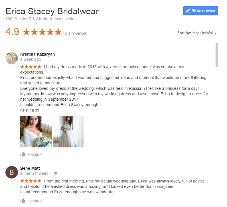 Erica Stacey Reviews