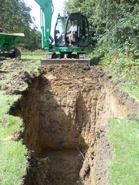 Essex Sewage Treatment Plant Excavation