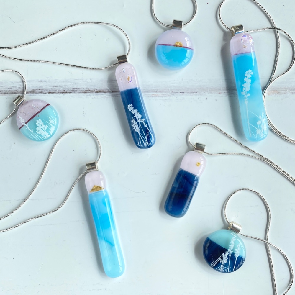 Glass pendants / necklaces