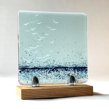 'Rise' - fused glass artwork
