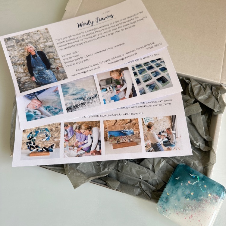 Vouchers for glass workshops