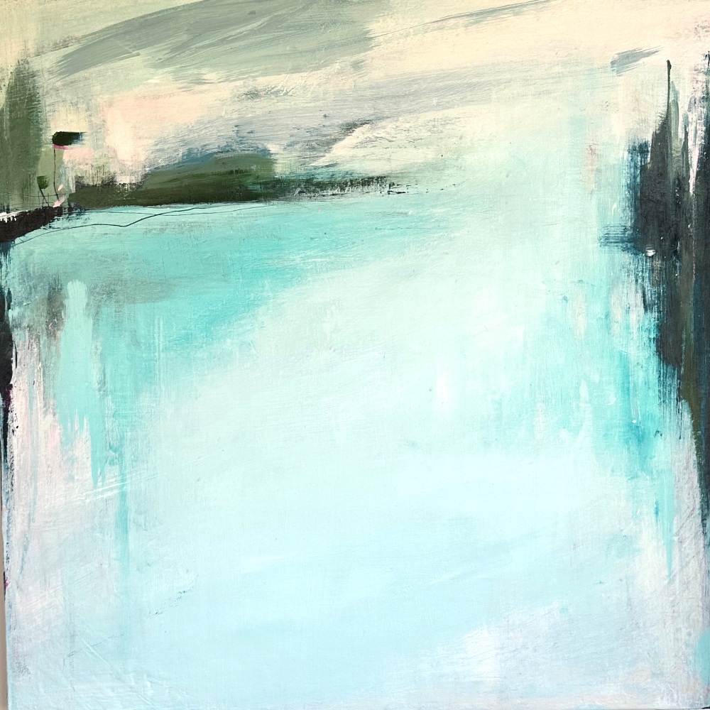 'Morning Breeze' - Acrylic paint on cradled board