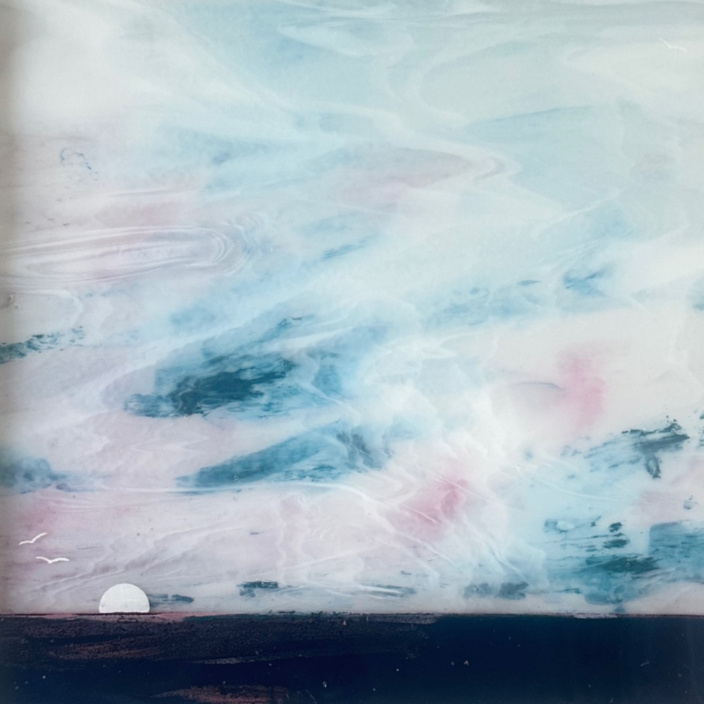 'Finding Peace' - glass artwork