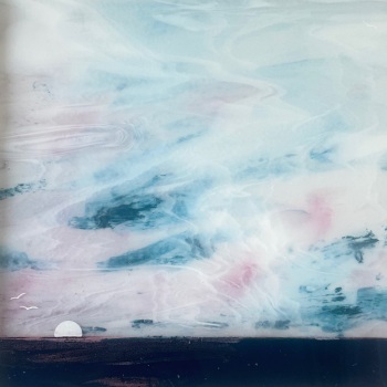 'Finding Peace' - glass artwork