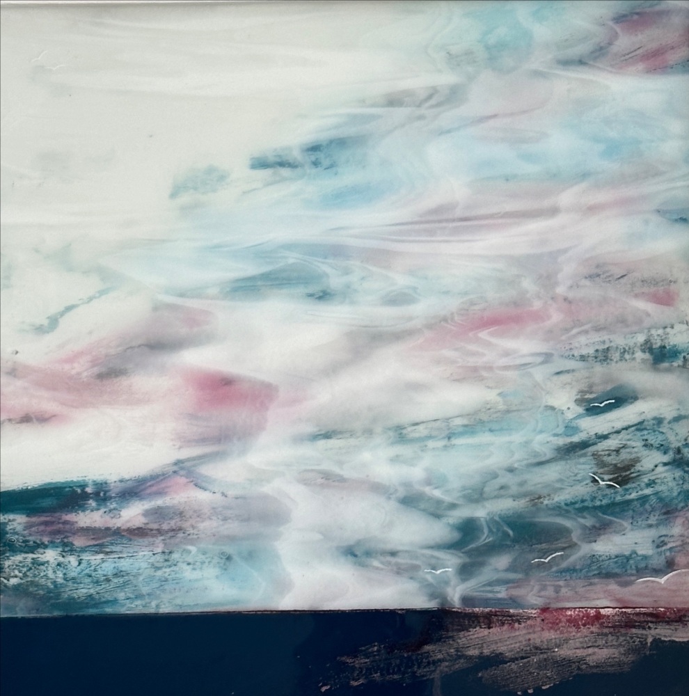 'Letting the light in' - glass artwork