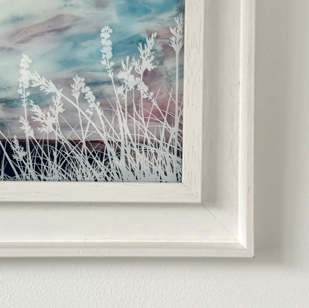 'Pausing for light' - glass artwork