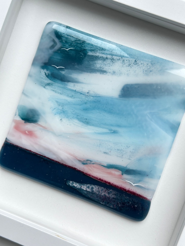 'Rising high' - glass artwork
