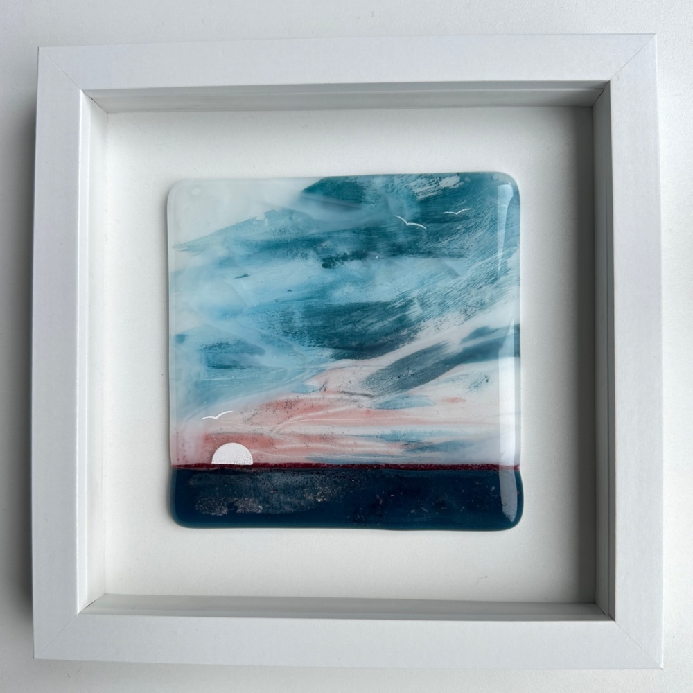 'Rising high' - glass artwork