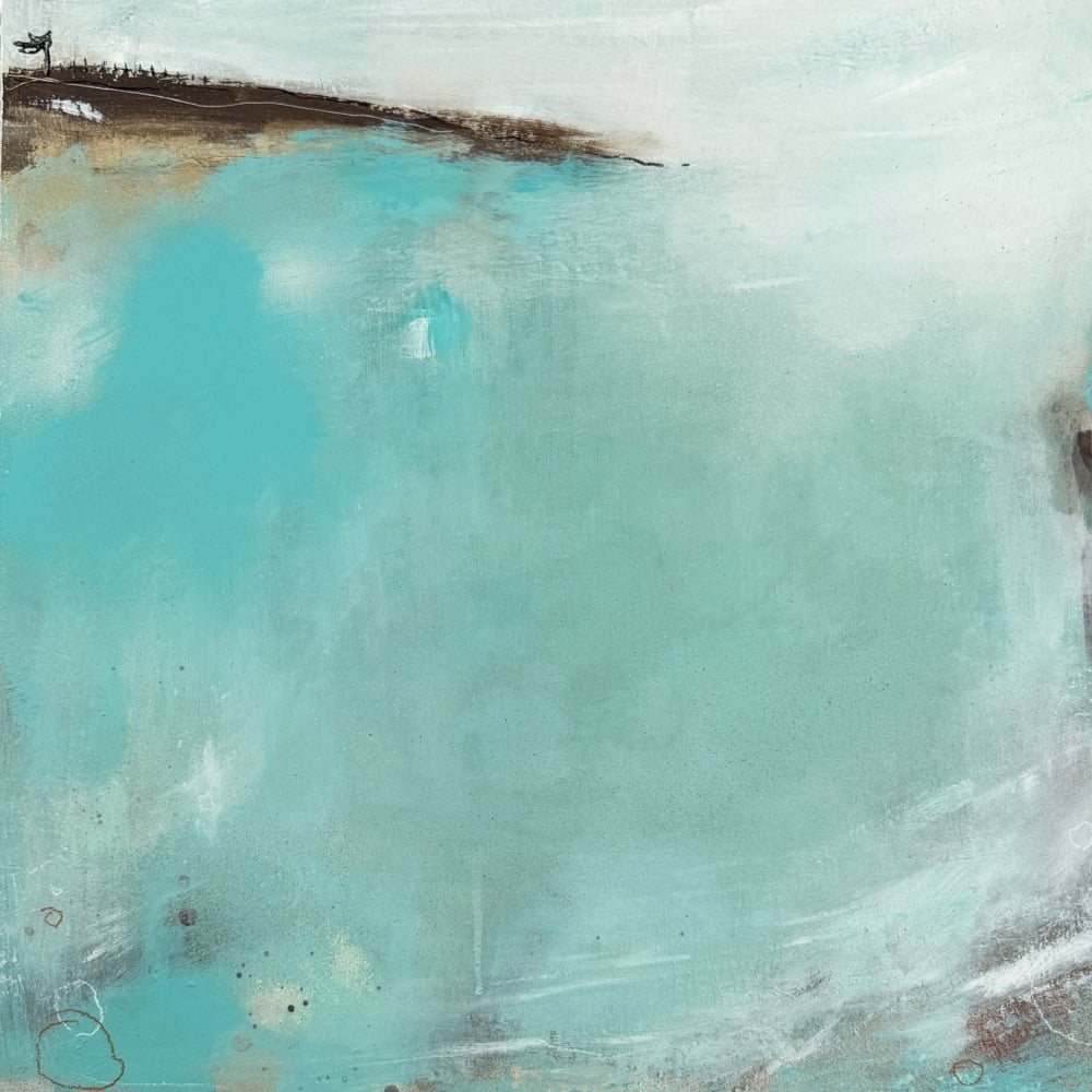'Golden Days' - Acrylic paint on board