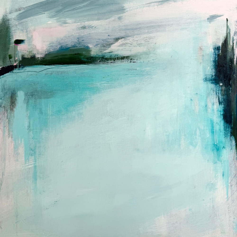 'Morning Breeze' - Acrylic paint on cradled board