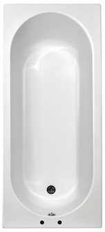 Cascade 1700 x 700mm Bath 2 Tap Hole