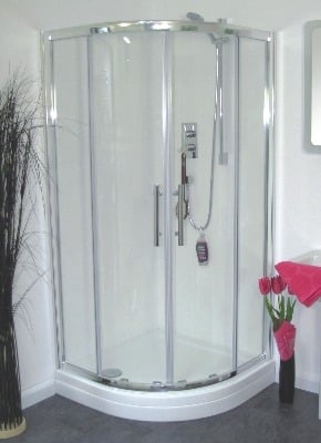 Serie Uno 1200 x 900 Twin Door Quadrant Enclosure
