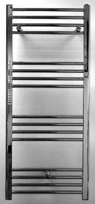 Towel Warmer 1200 x 500 Chrome Straight