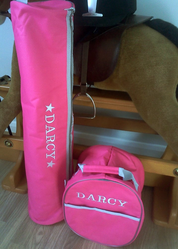 Personalised Embroidered Bridle Bag inc embroidery.  4 colours. 