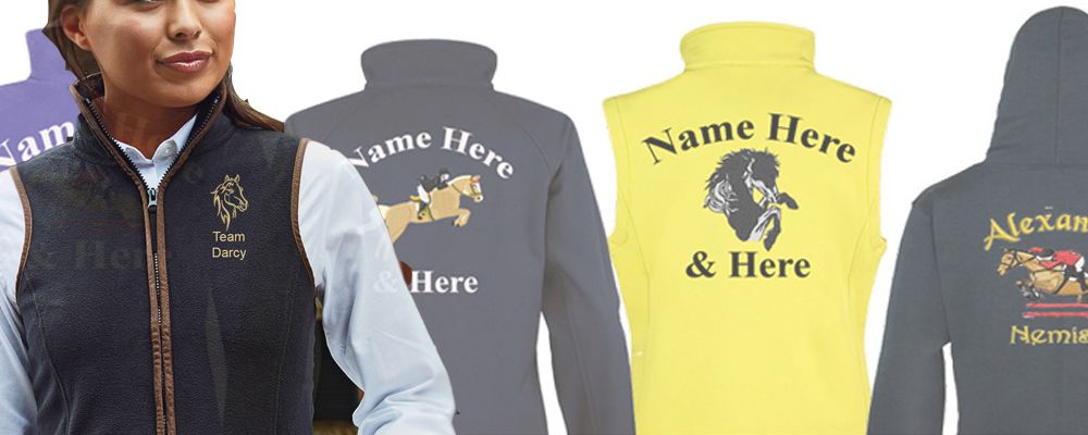 Personalised Equestrian Clothing