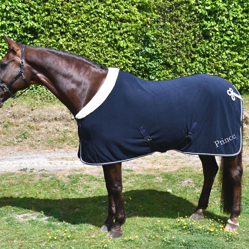 Rhinegold Personalised Show Fleece Rug inc. embroidery.  Four colours