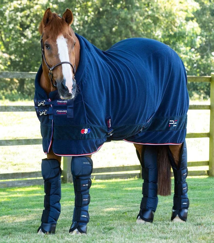 Premier Equine Personalised Vecto Fleece Cooler Horse Rug.  Includes embroidery