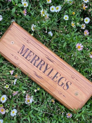 Personalised Wood Stable Door Name Plaque