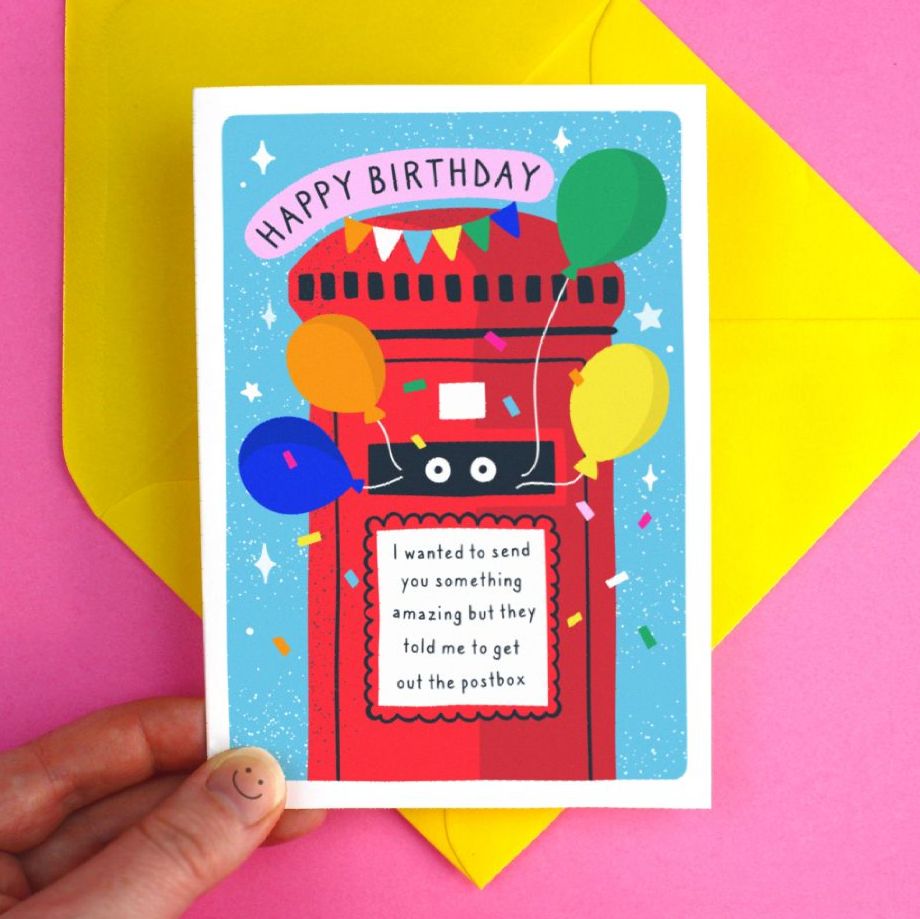 Birthday Postbox Greeting Card