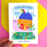 New Home Snail Greeting Card